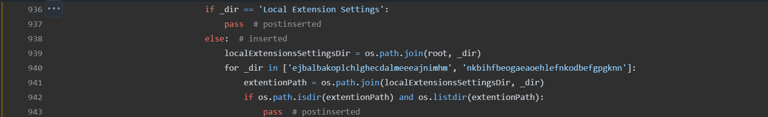 MetaMask extension targeting
